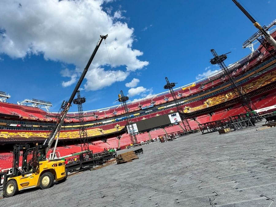 Crew Building in Stadium