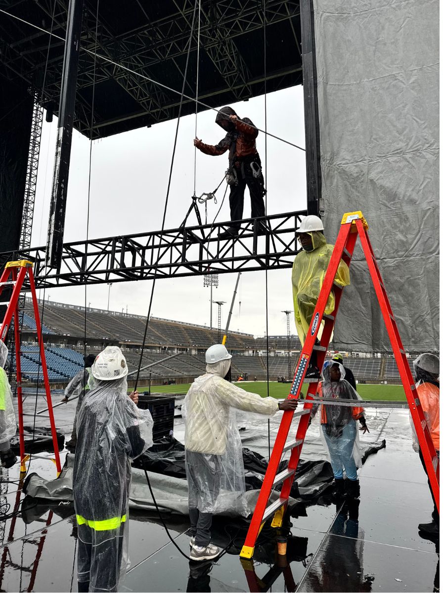 What does an outdoor event need